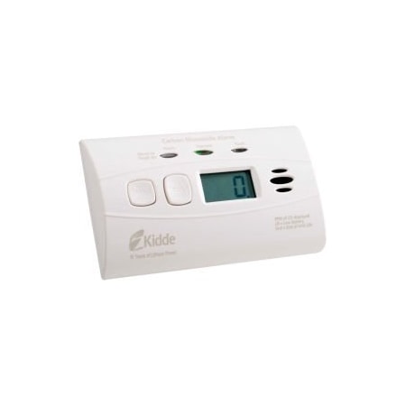 Kidde Kidde C3010D Worry-Free CO Alarm with Digital Display, 10-Year Sealed Lithium Battery Operated 21010047